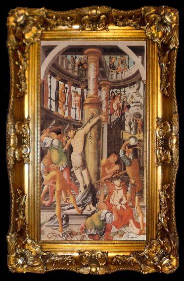 framed  Jorg Ratgeb The Flagellation of Christ, ta009-2